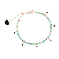 Bracciale Maman et Sophie Donna smeraldo e rodocrosite in Argento Smeraldo BPISF2SMSP - BPISF2SMSP